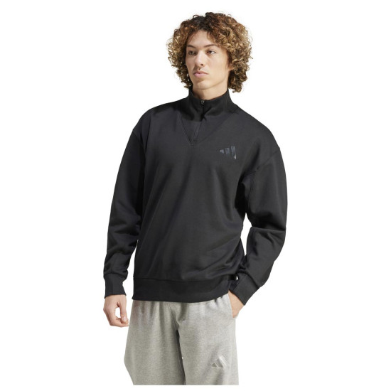 Adidas Ανδρικό φούτερ All SZN Fleece Quarter-Zip Crew Sweatshirt Adidas Ανδρικό φούτερ All SZN Fleece Quarter-Zip Crew Sweatshirt